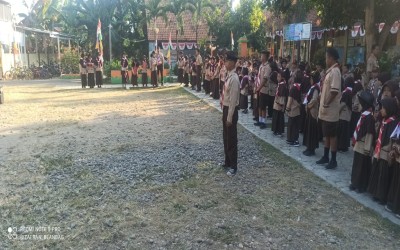 UPACARA MEMPERINGATI HARI PRAMUKA YANG KE-63 TAHUN